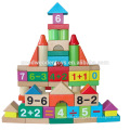 EZ1009 80pieces Math Learning Wooden Educational Blocks